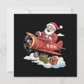 クリスマス サンタクロース パイロット 飛行機 プレゼント (正面)