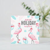 クリスマス サンタクロース フラミンゴ ホリデー フォト (スタンド正面)