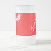 クリスマス：サンタクロース –  フロストグラスビールジョッキ (中央)