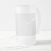 クリスマス：サンタクロース –  フロストグラスビールジョッキ (正面右)