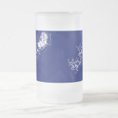 クリスマス：サンタクロース –  フロストグラスビールジョッキ (中央)