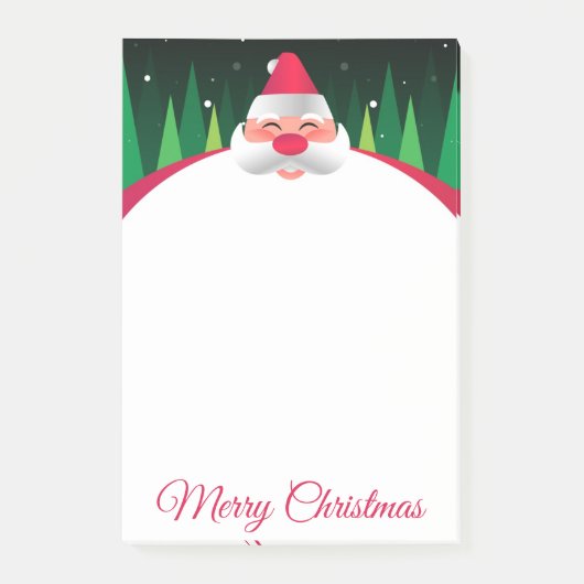 クリスマス サンタクロース 付箋 (正面)