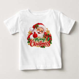 クリスマス サンタクロース 赤ちゃん Tシャツ – かわいい服