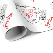 クリスマス サンタクロース 配送 ノースポール エクスプレス ラッピングペーパー (ロールコーナー)