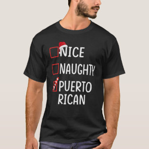 クリスマス サンタクロース Xmas ニース ナウティ プエルトリコ Tシャツ