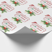 クリスマス・サンタク表現ラー配信 ラッピングペーパー (角)