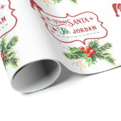 クリスマス・サンタク表現ラー配信 ラッピングペーパー (ロールコーナー)