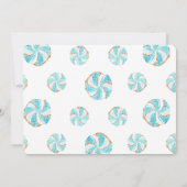 クリスマス サンタベイビー シャワーパーティー招待状 招待状 (裏面)