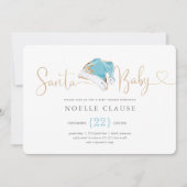 クリスマス サンタベイビー シャワーパーティー招待状 招待状 (正面)