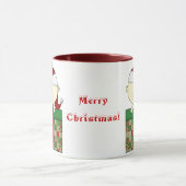 クリスマス サンタベイビー レッド マグカップ (中央)