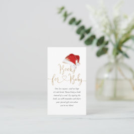 クリスマス サンタベイビー 赤ちゃんのブック 封入カード 名刺