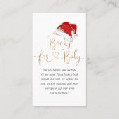 クリスマス サンタベイビー 赤ちゃんのブック 封入カード 名刺 (正面)