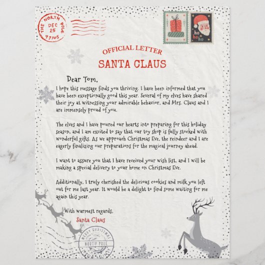 クリスマス・サンタレ子供へターかわいいおもしろいと (正面)