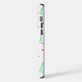 クリスマス サンタ帽プテラサウルス iPhoneケース (左側面)