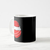 クリスマス サンタ帽子 クリケット コーヒーマグカップ (正面左)