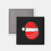 クリスマス サンタ帽子 クリスマス クリケット マグネット (正面/裏面)