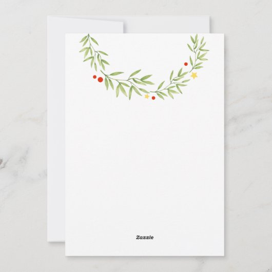 クリスマス サンタ帽子 リース (裏面)