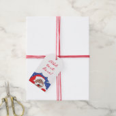 クリスマス・サンタ・オブ・カラー ギフトタグ (より糸付き)