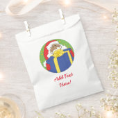 クリスマス・サンタ・オブ・カラー・プレゼント フェイバーバッグ (クリップ留めされた状態)