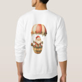 クリスマス サンタ ギフト スウェットシャツ (裏面)