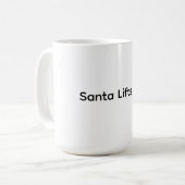 クリスマス サンタ ジム コーヒーマグカップ (正面左)
