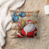 クリスマス サンタ スロー ピロー (ブランケット)