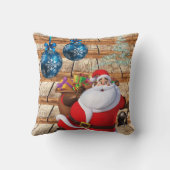 クリスマス サンタ スロー ピロー (裏面)