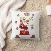 クリスマス サンタ スロー ピロー (ブランケット)