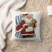 クリスマス サンタ スロー ピロー (ブランケット)