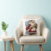 クリスマス サンタ スロー ピロー (椅子)