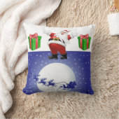 クリスマス サンタ スロー ピロー (ブランケット)