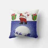 クリスマス サンタ スロー ピロー (裏面)