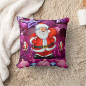 クリスマス サンタ スロー ピロー (ブランケット)