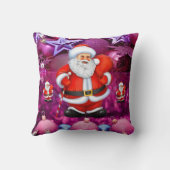 クリスマス サンタ スロー ピロー (裏面)