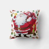 クリスマス サンタ スロー ピロー (裏面)