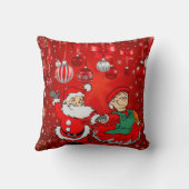 クリスマス サンタ スロー ピロー (裏面)