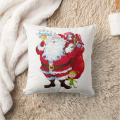 クリスマス サンタ スロー ピロー (ブランケット)