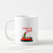 クリスマス·サンタ·セイリング·セイル コーヒーマグカップ (左)