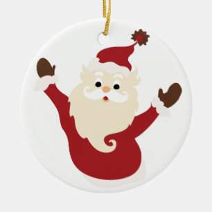 クリスマス サンタ セラミック オーナメント