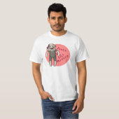クリスマス サンタ ソックモンキー Tシャツ (正面フル)