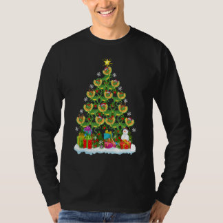 クリスマス+サンタ+ディロフォサウルス+恐竜+クリスマス Tシャツ