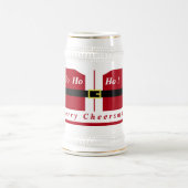 クリスマス – サンタ – プレゼントfor You -応援-おもしろい ビールジョッキ (中央)
