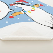 クリスマス・サンタ・ペンギンが言う シェルパブランケット (3/4)