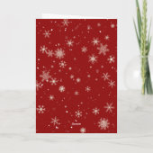 クリスマス サンタ ホリデー グリーティング カード (裏面)