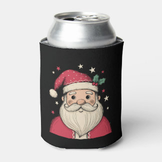 クリスマス サンタ ホーリー ベリー クリスマス ヴィンテージ ホリデー 缶クーラー
