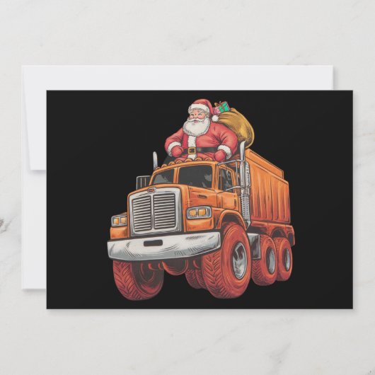 クリスマス サンタ モンスター トラック クリスマス 男の子 子供用  (正面)