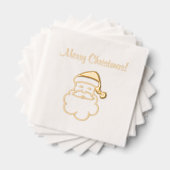 クリスマス サンタ 冬の休日 箔ナプキン (インサイチュ (積み重ね))