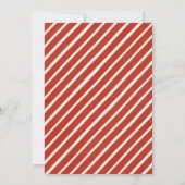 クリスマス サンタ 極北の鉄道 誕生日パーティー 招待状 (裏面)