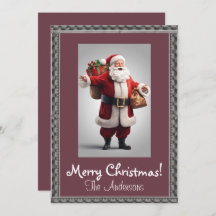 クリスマス サンタ 5 メリークリスマス！ クリスマスカード