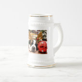 クリスマス-サンベルナール峠-青 ビールジョッキ (正面右)